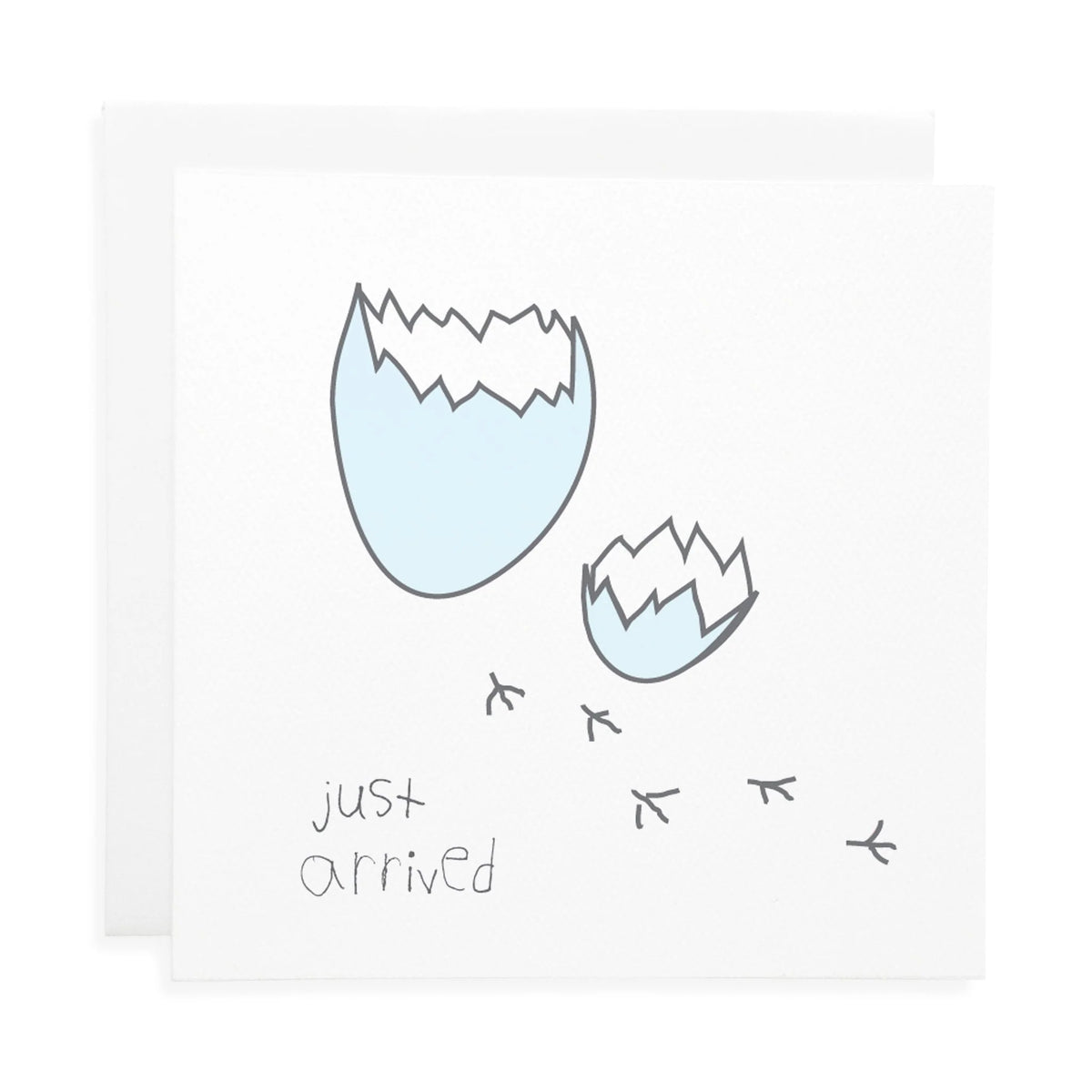 Lauren Hinkley Just Arrived Blue Baby Card