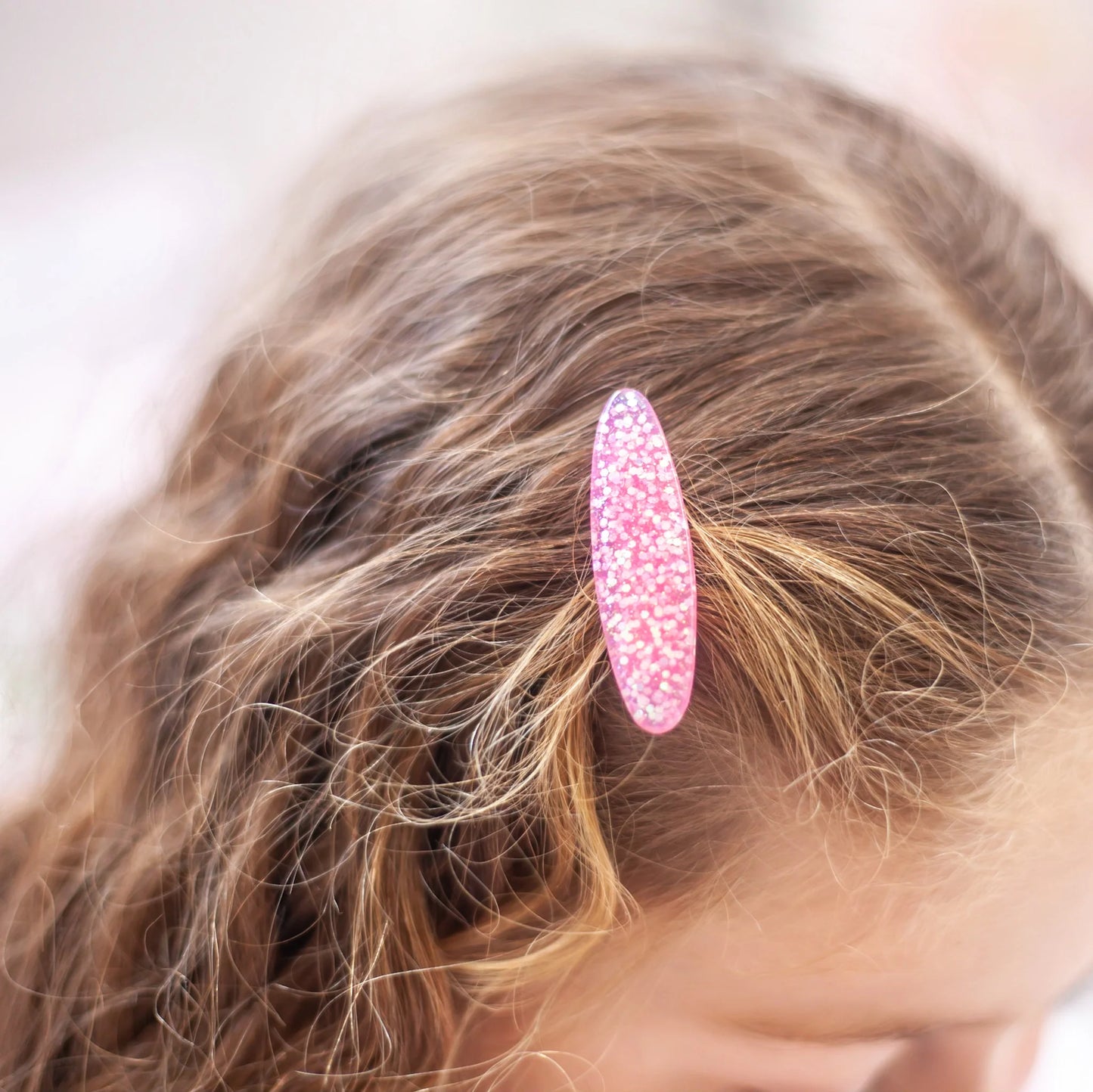 Lauren Hinkley Pink Sparkle Glitter Clips