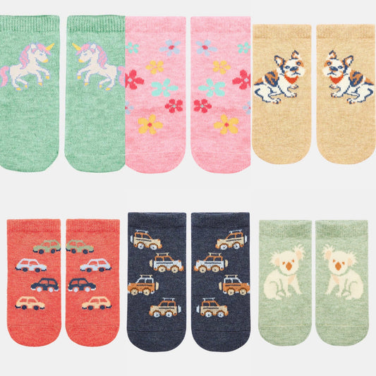 Toshi Organic Socks Jacquard Ankle
