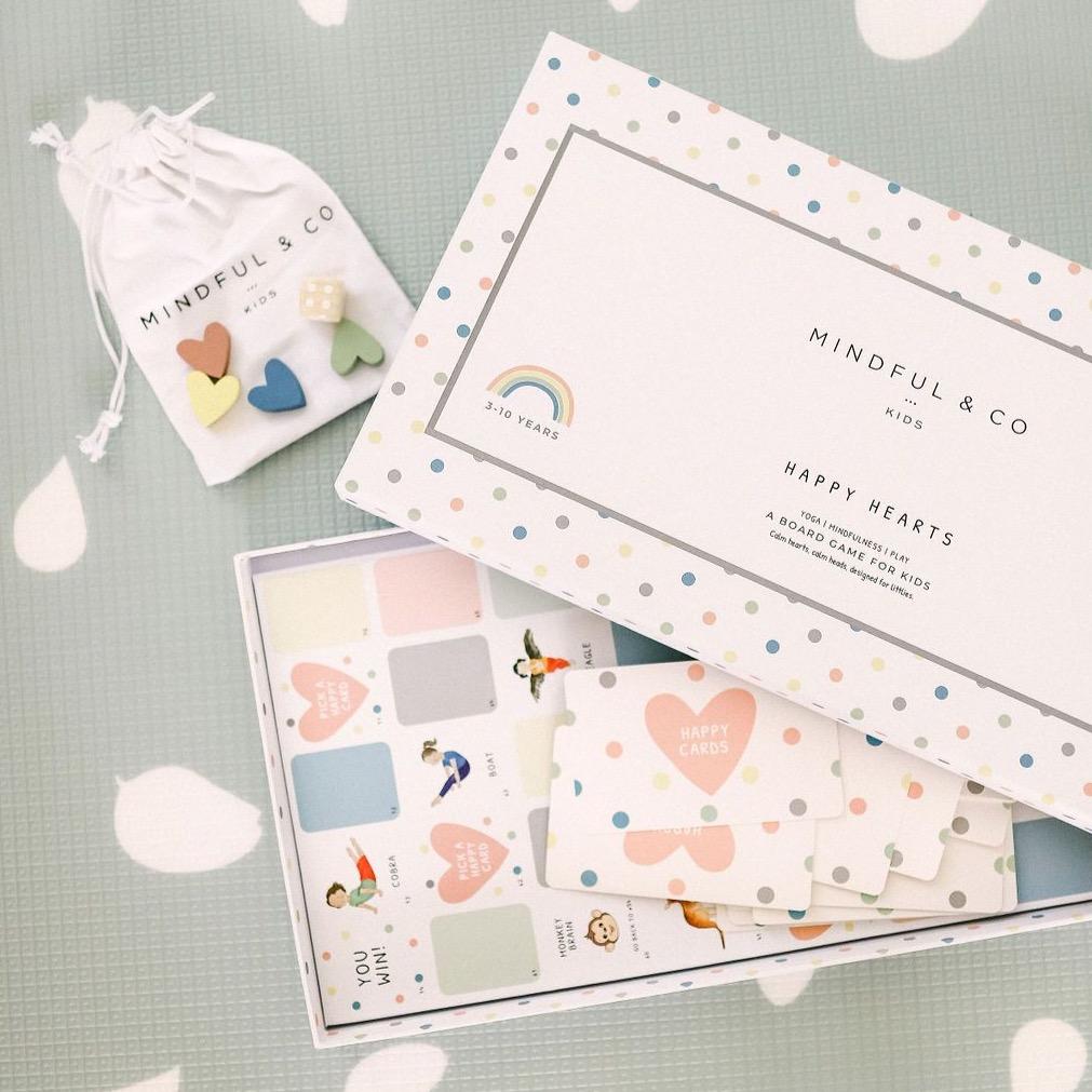 Mindful and Co Kids Happy Hearts Board Game