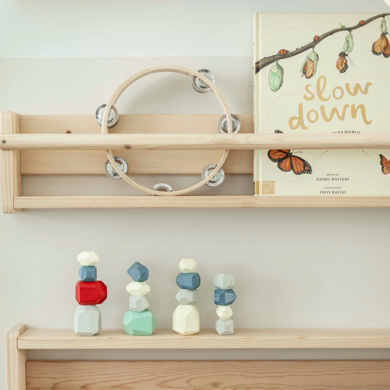 Mindful and Co Kids Patience Pebbles - Seafoam