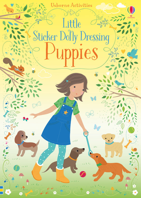 Usborne Little Sticker Dolly Dressing Puppies