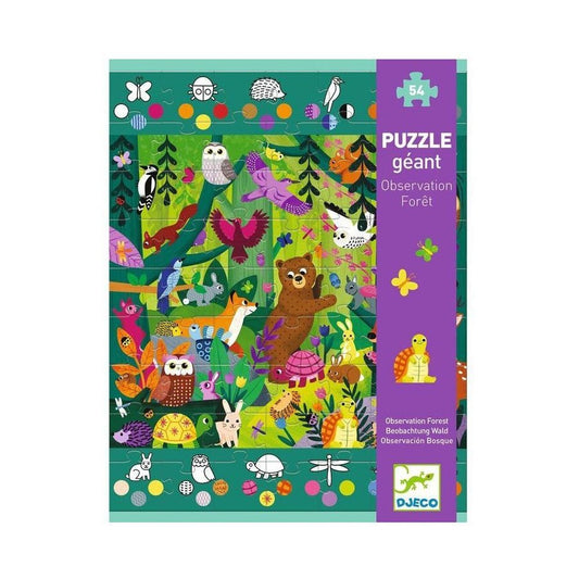 Djeco Giant Jigsaw Puzzle Observation Forest 54 pc