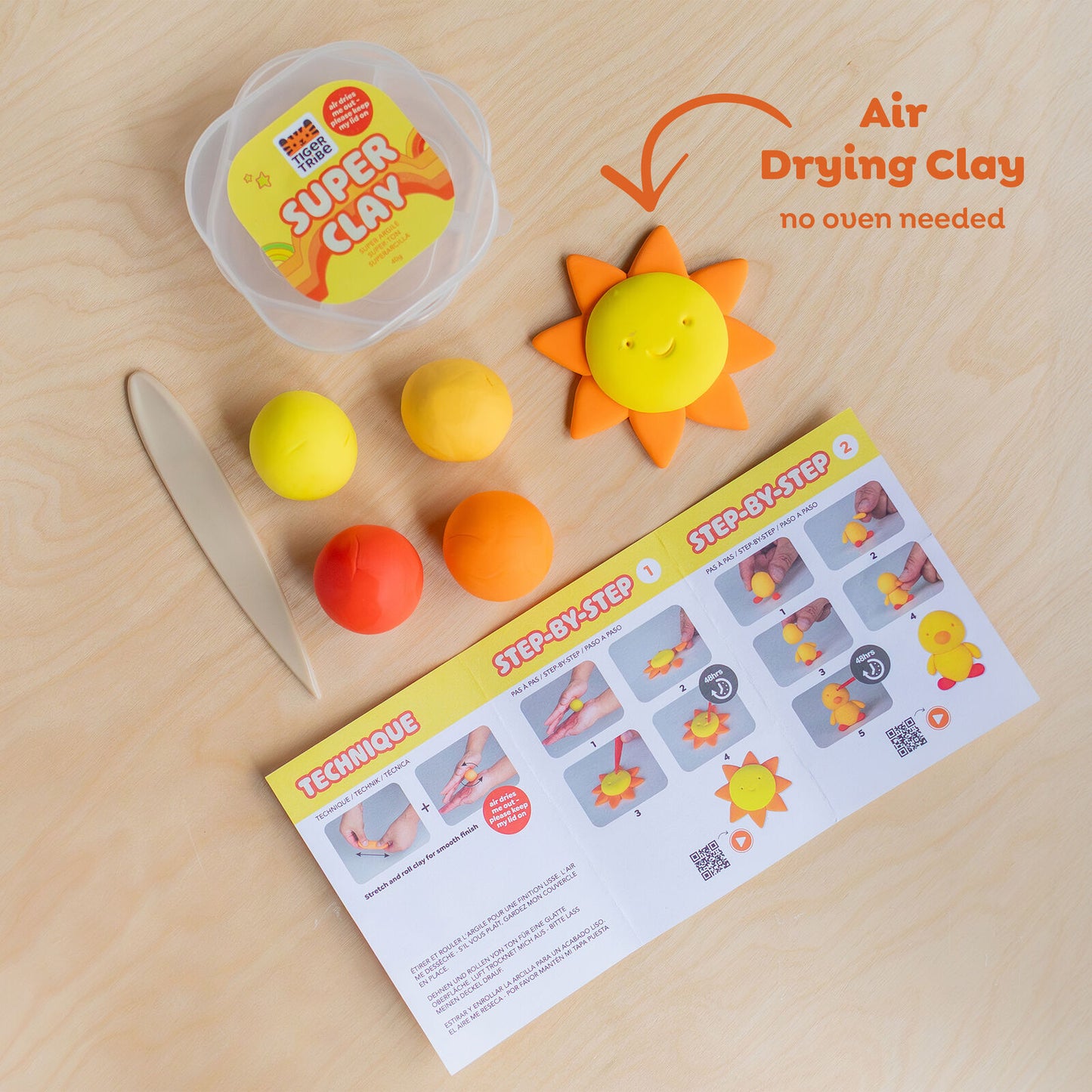 Tiger Tribe Super Clay Sunrise (Yellow + Orange)