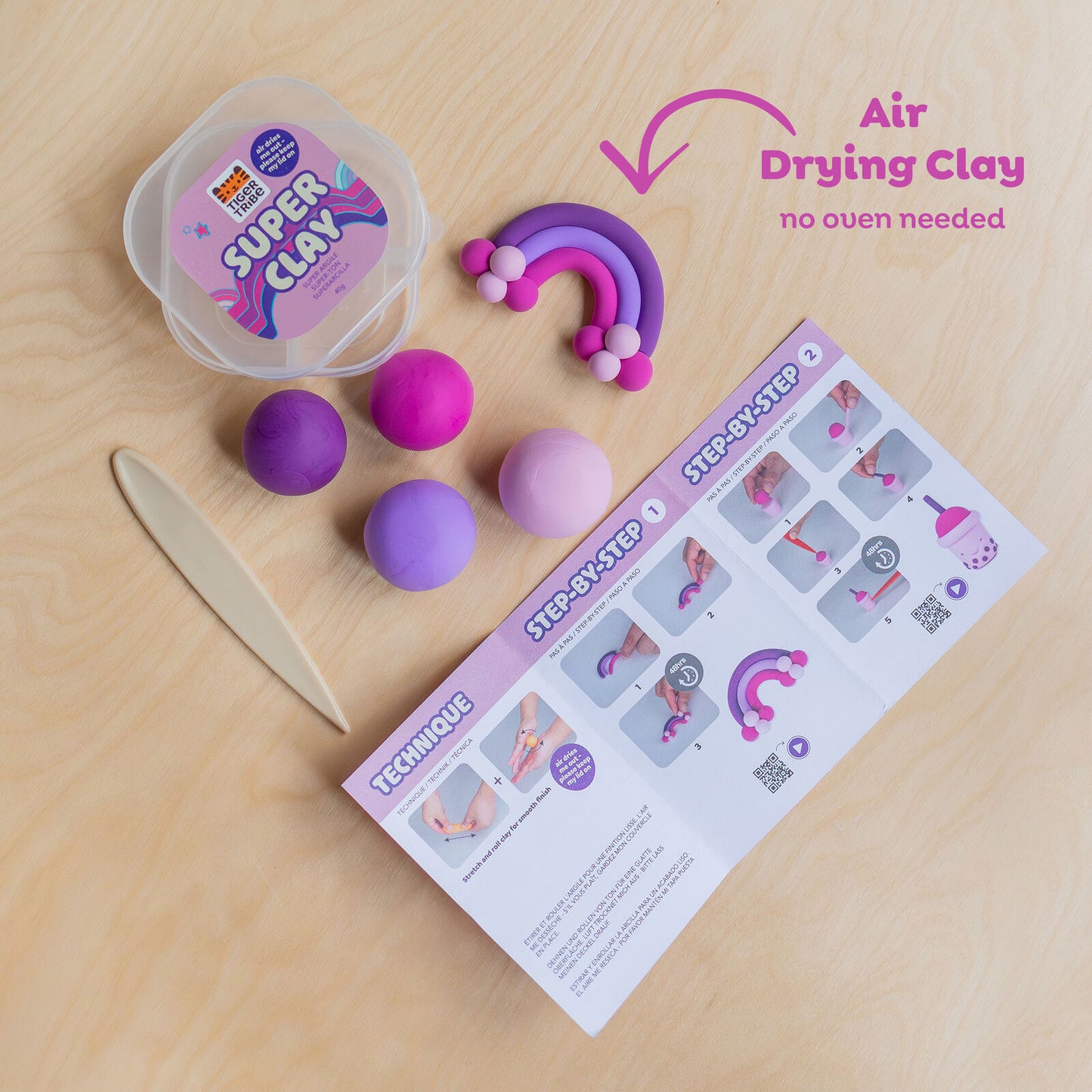 Tiger Tribe Super Clay Twilight (Purples)