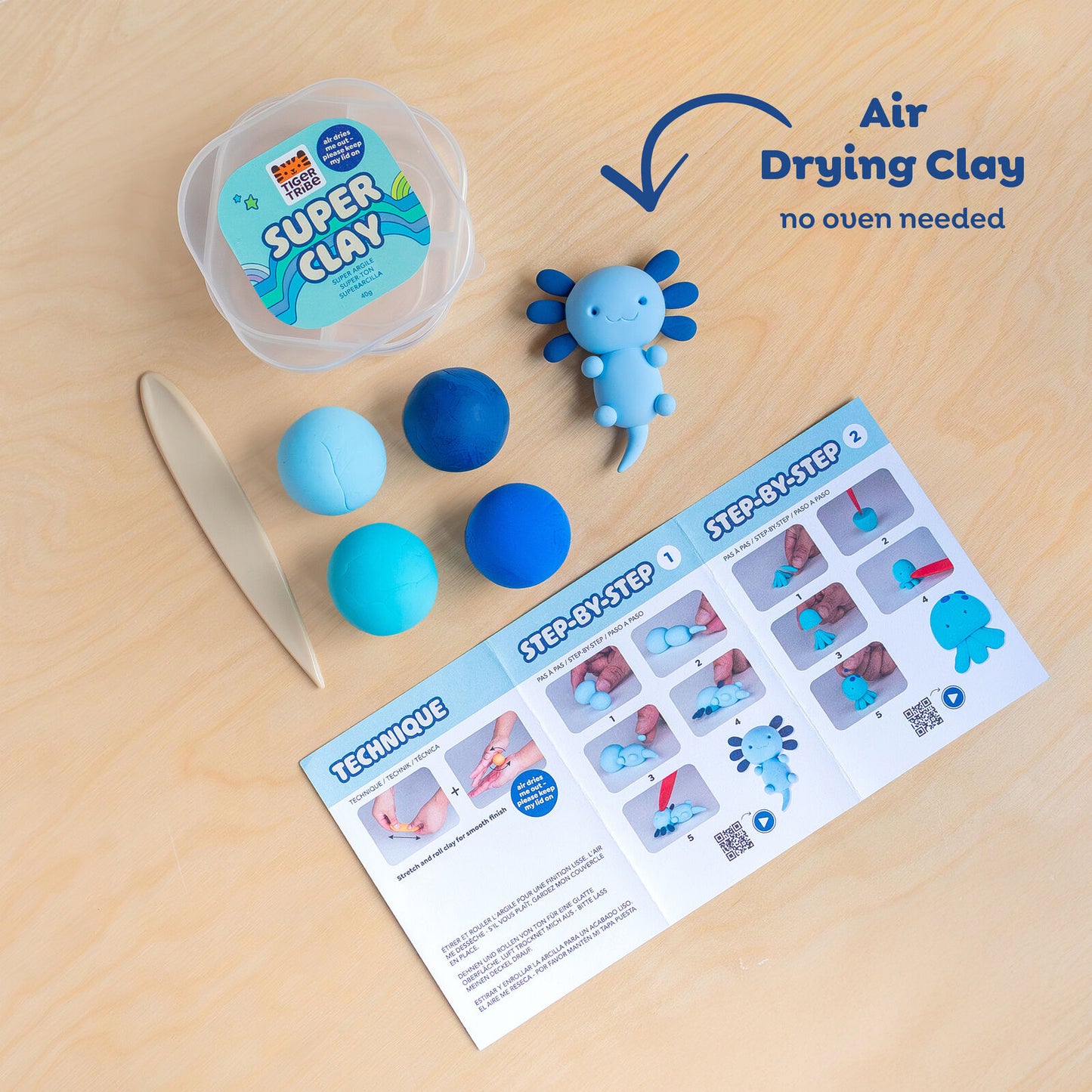 Tiger Tribe Super Clay Ocean (Blues)