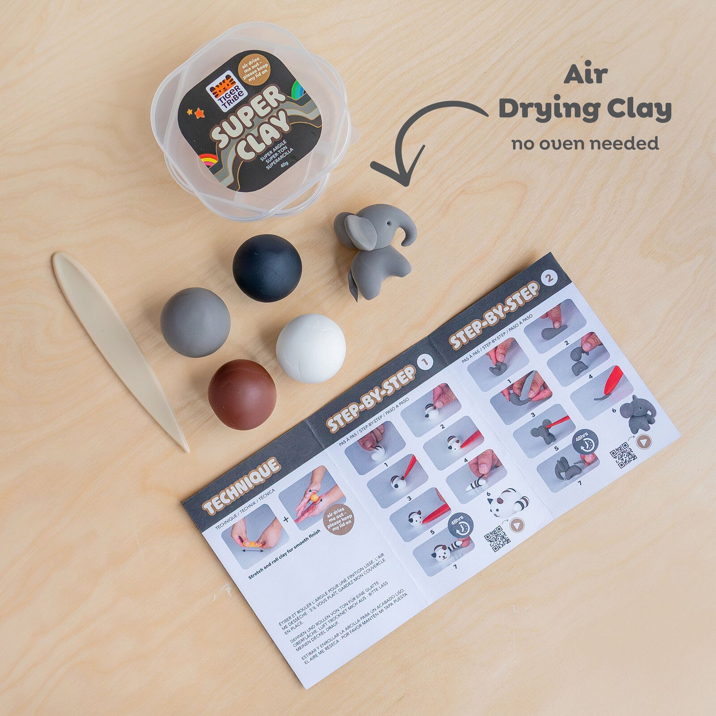 Tiger Tribe Super Clay Moonrise (Neutrals)