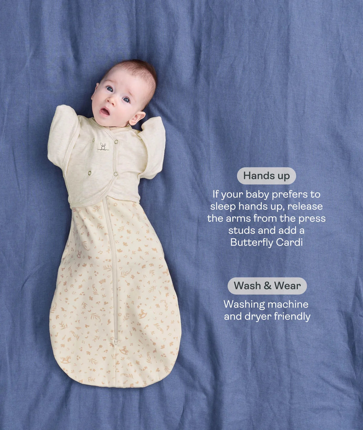 PREORDER ErgoPouch Cocoon Swaddle Bag 1.0 TOG - Lullaby 0-3 months