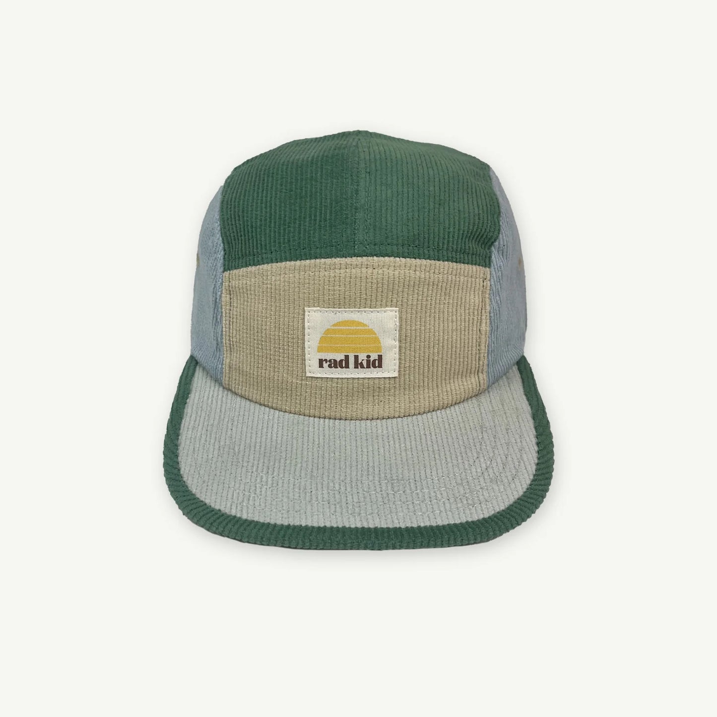 Banabae Rad Kid Five Panel Splice Cord Cap - Lagoon