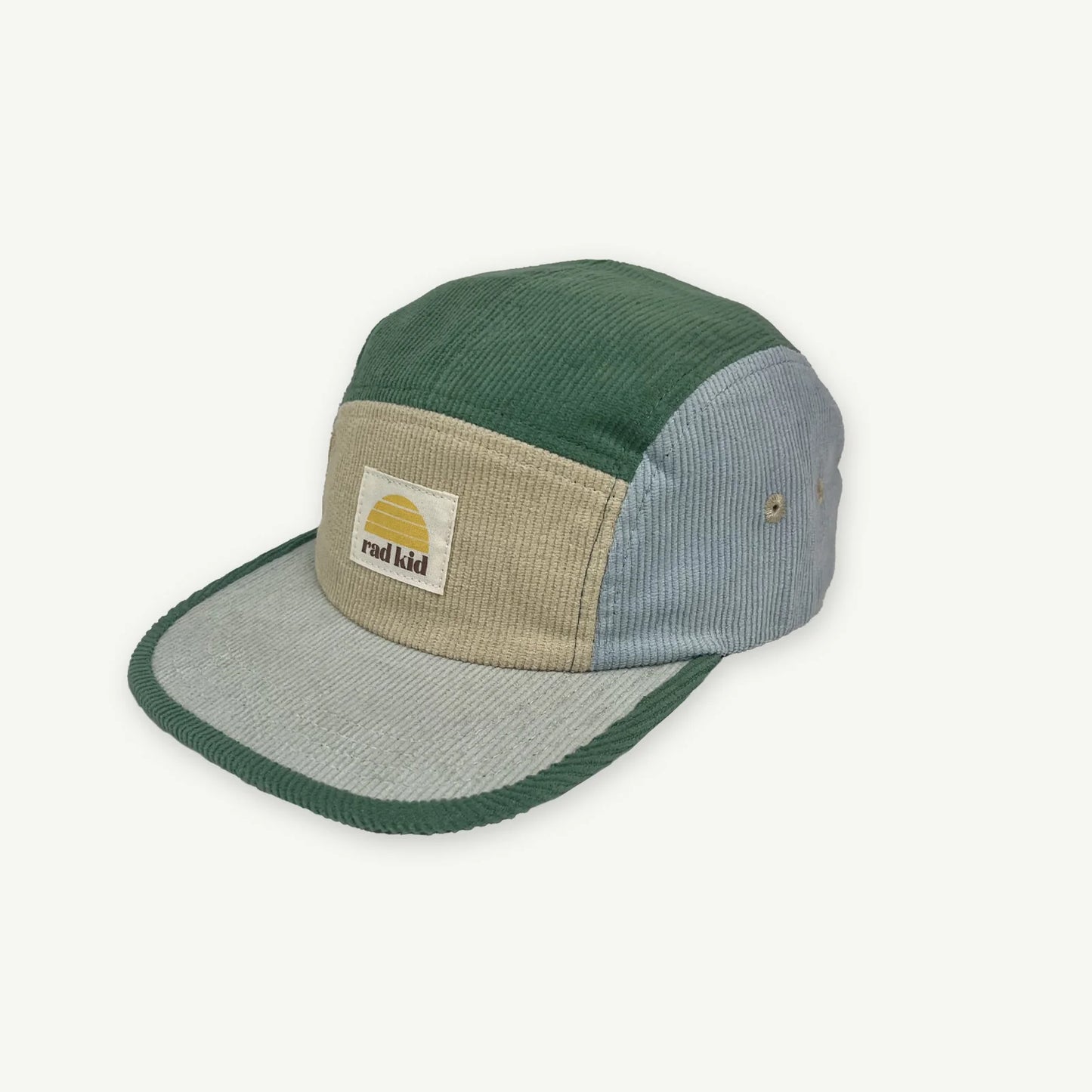 Banabae Rad Kid Five Panel Splice Cord Cap - Lagoon