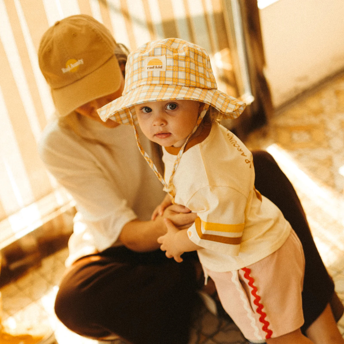 Banabae Rad Kid Checkered Bucket Hat