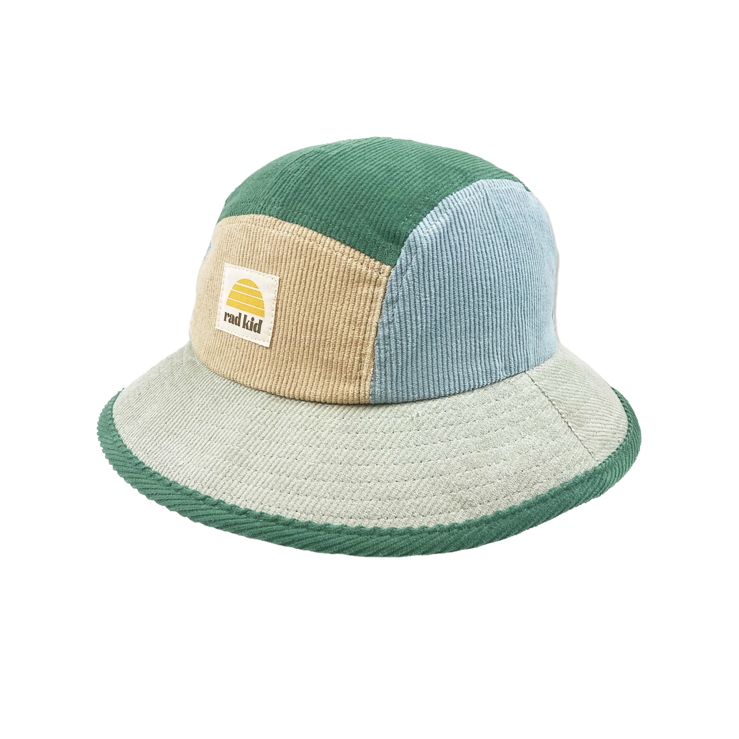 Banabae Rad Kid 5 Panel Spliced Bucket Hat - Lagoon