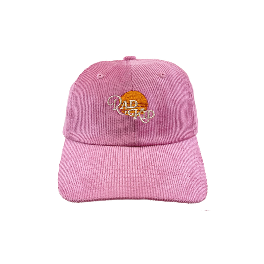 Banabae Rad Kid Baseball Organic Cord Cap - Pink