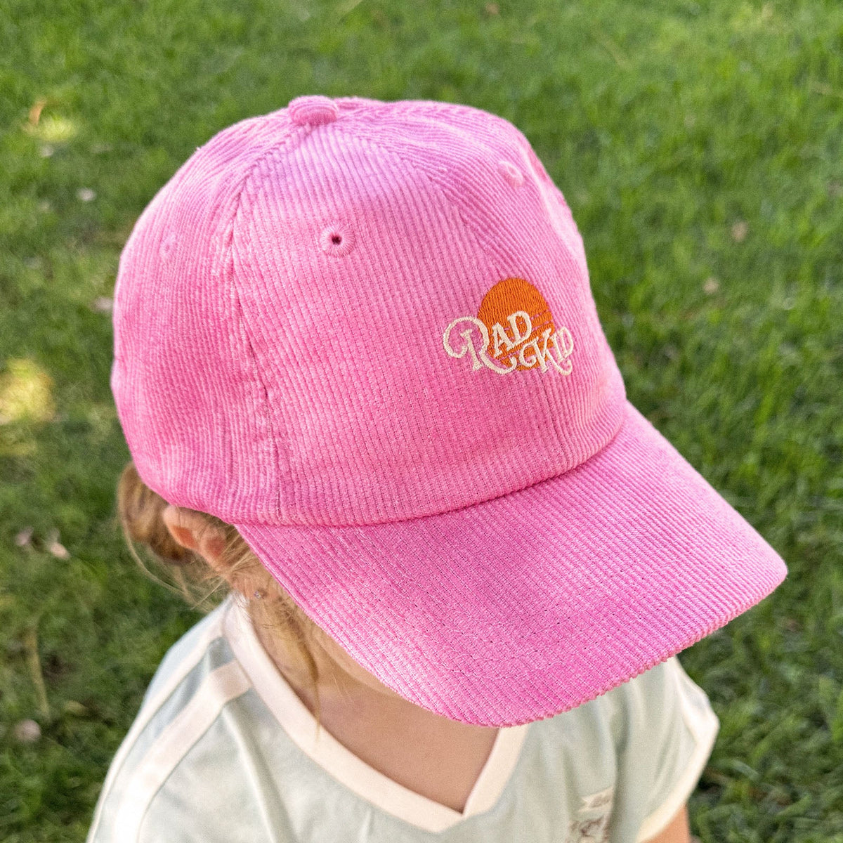 Banabae Rad Kid Baseball Organic Cord Cap - Pink