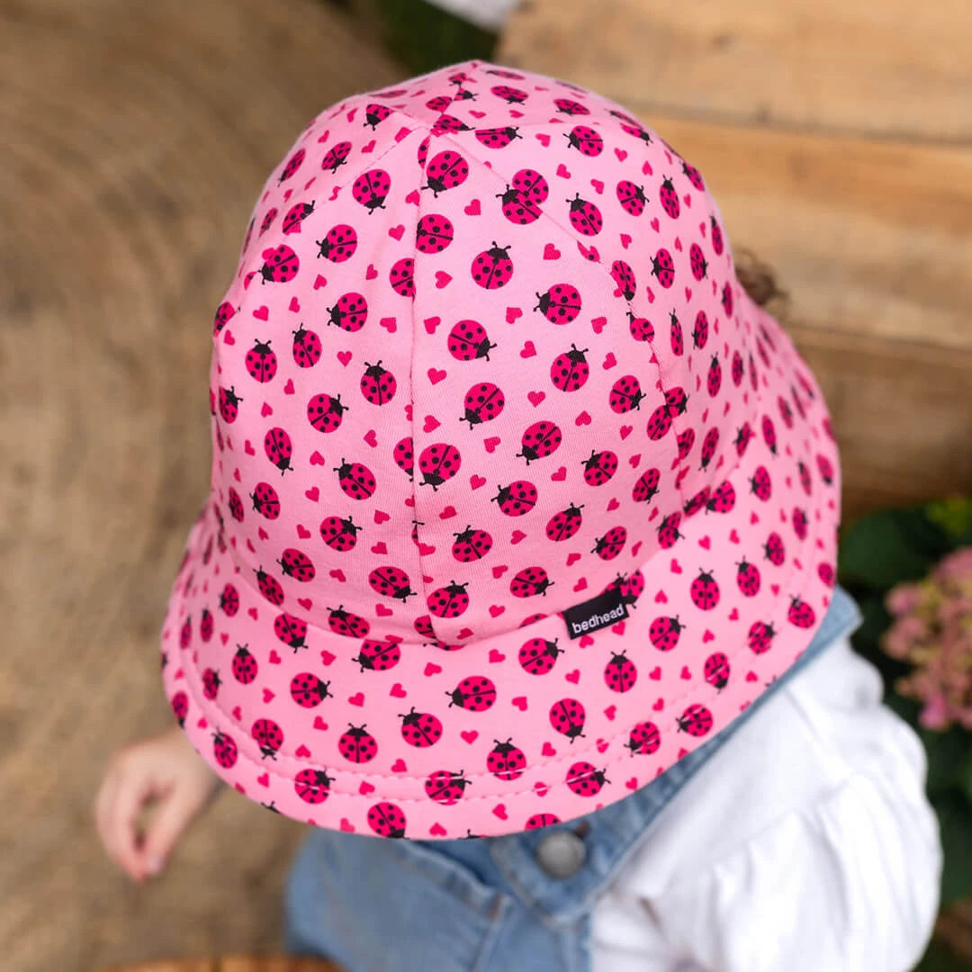 Bedhead Hats Toddler Bucket Sun Hat - Ladybug