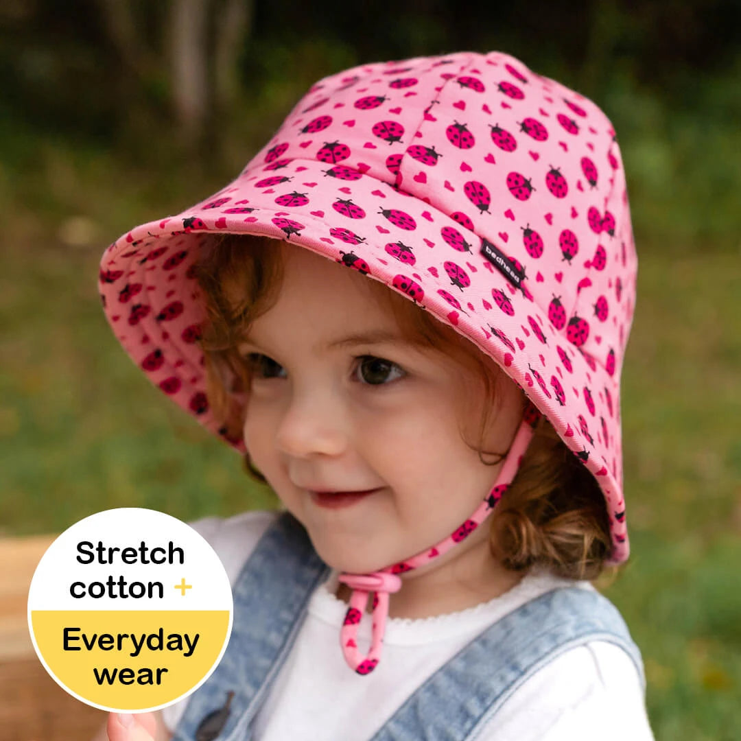 Bedhead Hats Toddler Bucket Sun Hat - Ladybug
