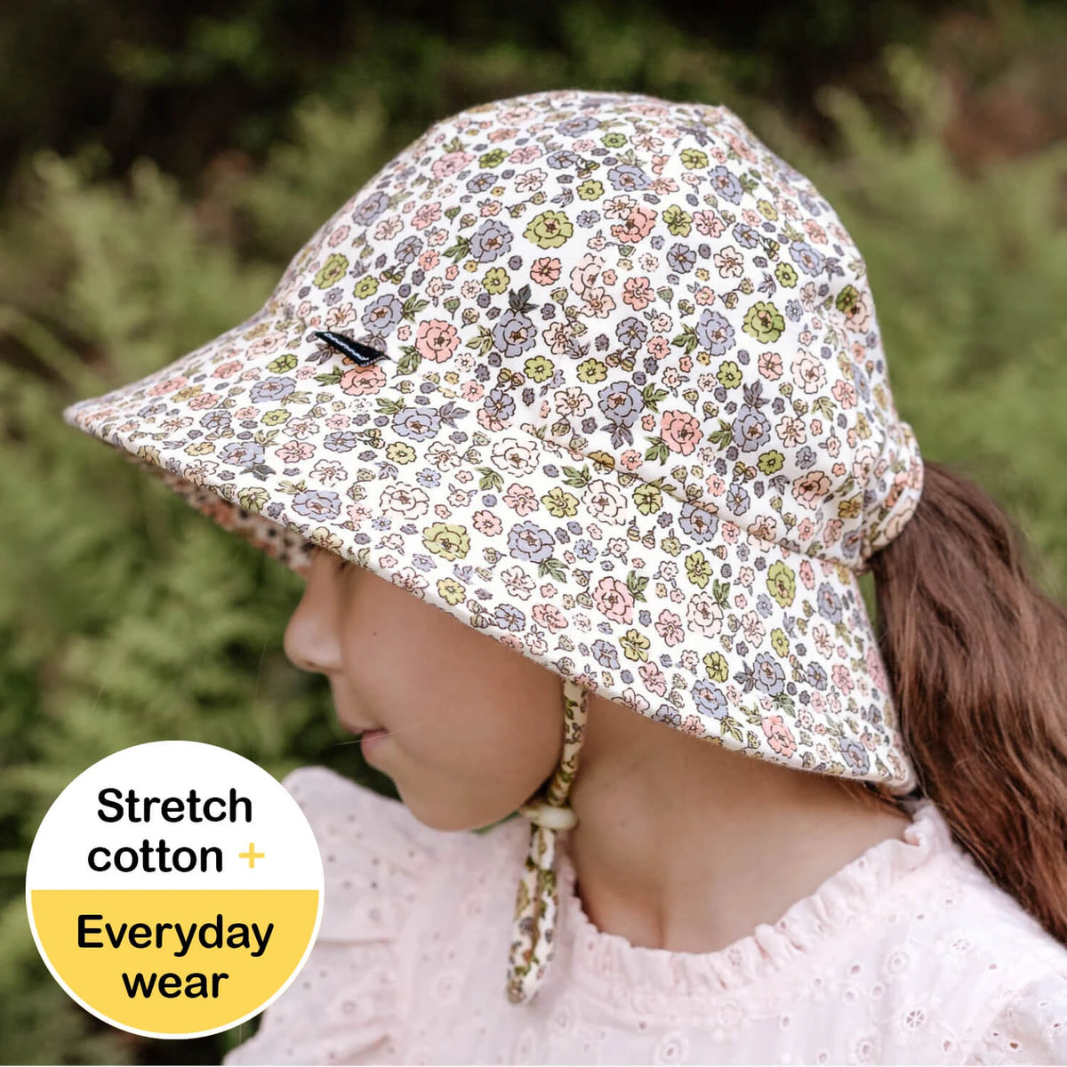Bedhead Hats Ponytail Bucket Sun Hat - Floret