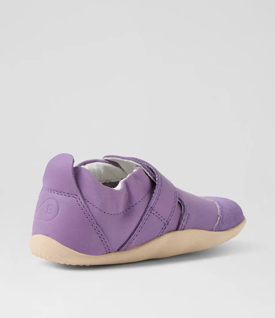 Bobux Xp Marvel Infant Purple Haze Leather Flat Shoes