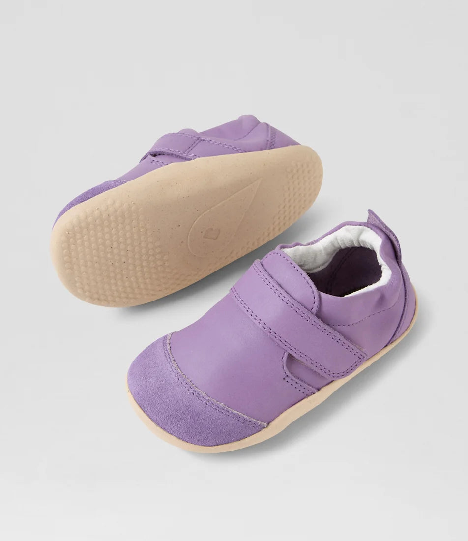 Bobux Xp Marvel Infant Purple Haze Leather Flat Shoes