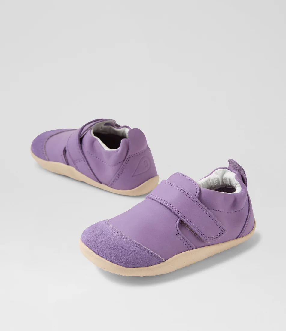Bobux Xp Marvel Infant Purple Haze Leather Flat Shoes