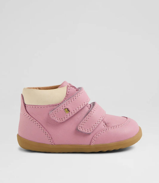 Bobux Step Up Timber Infant Lilas Leather Ankle Boots