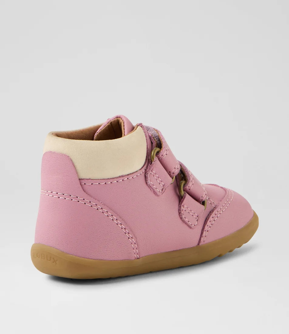 Bobux Step Up Timber Infant Lilas Leather Ankle Boots