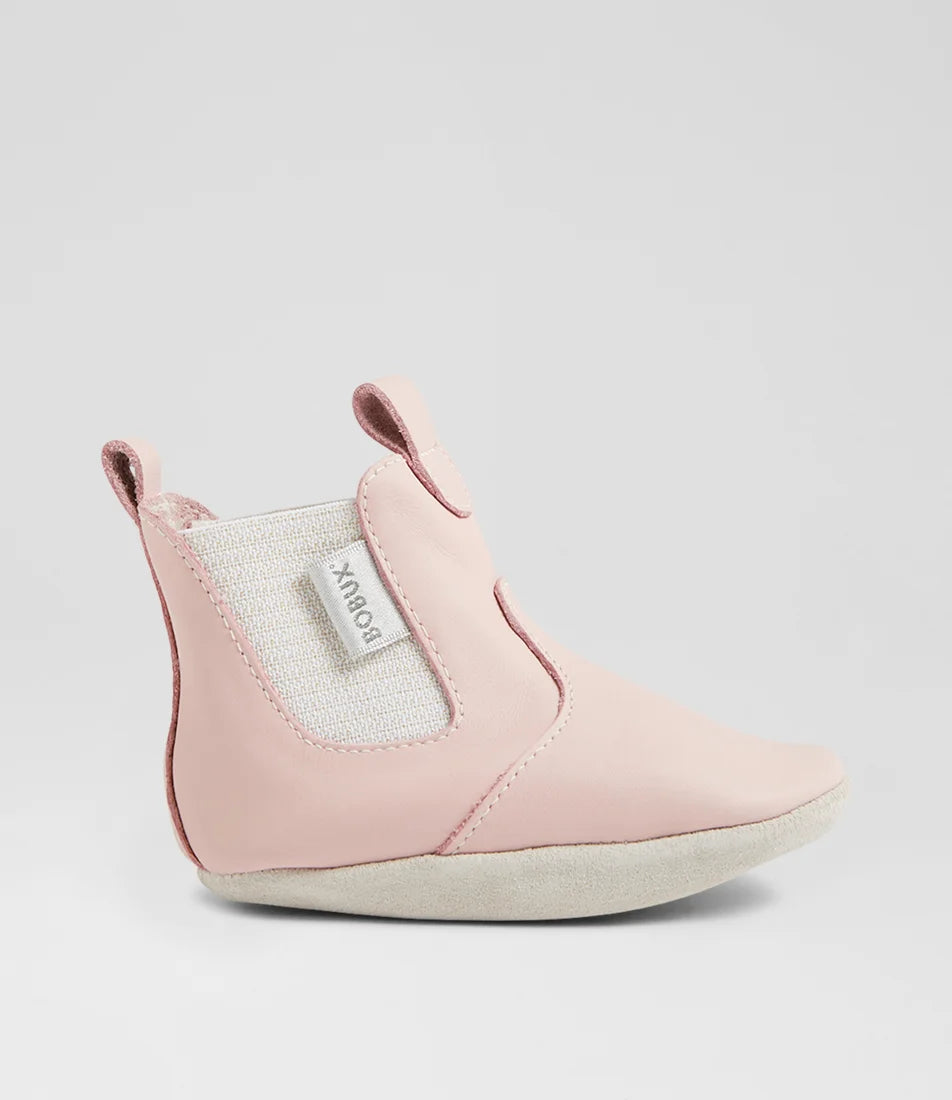 Bobux Soft Sole Jodhpur Infant Leather Ankle Boots - Blossom