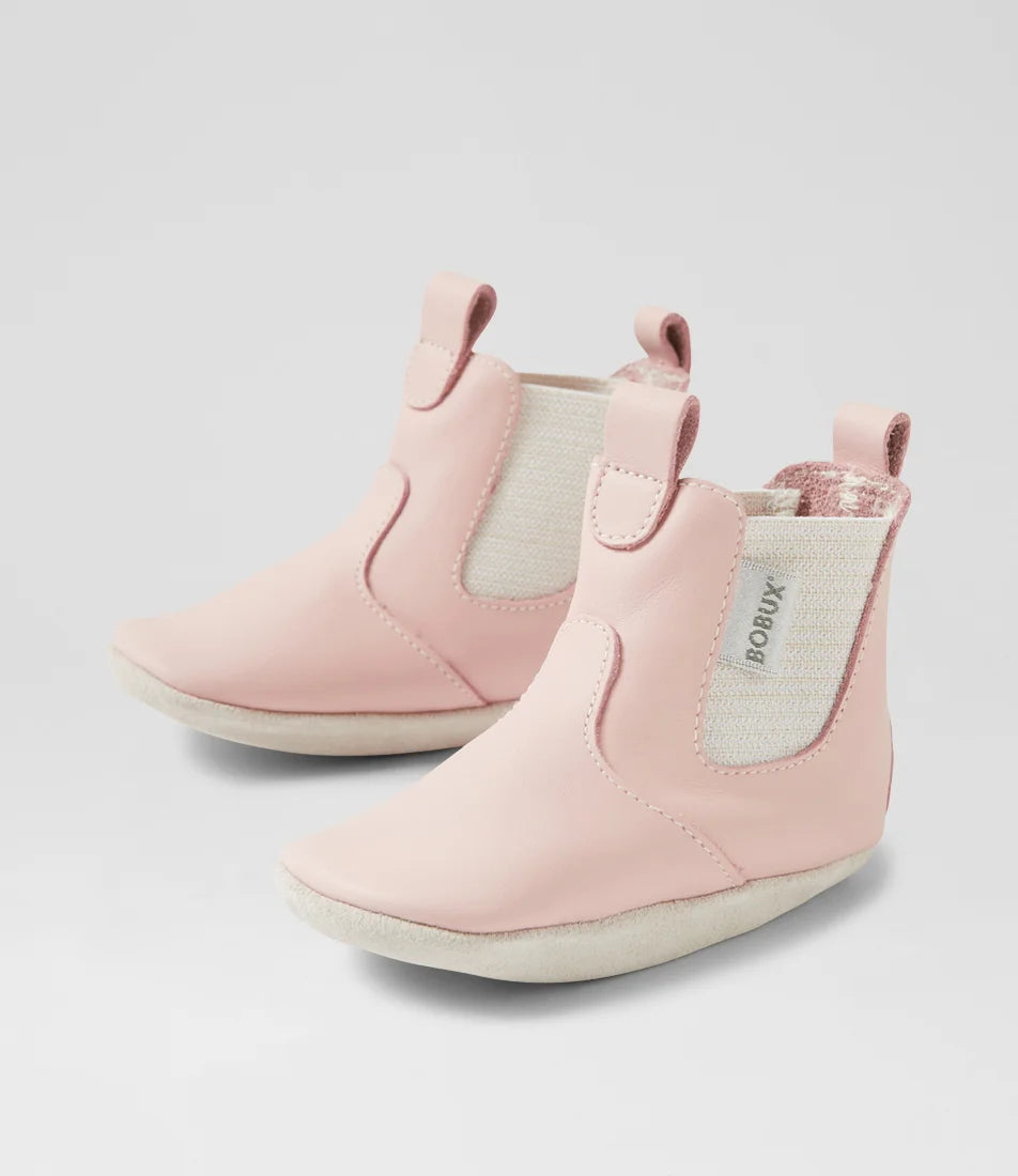 Bobux Soft Sole Jodhpur Infant Leather Ankle Boots - Blossom