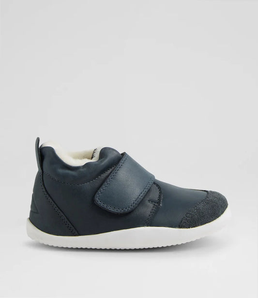 Bobux Xplorer Rover Arctic Infant Navy Leather Flat Shoes