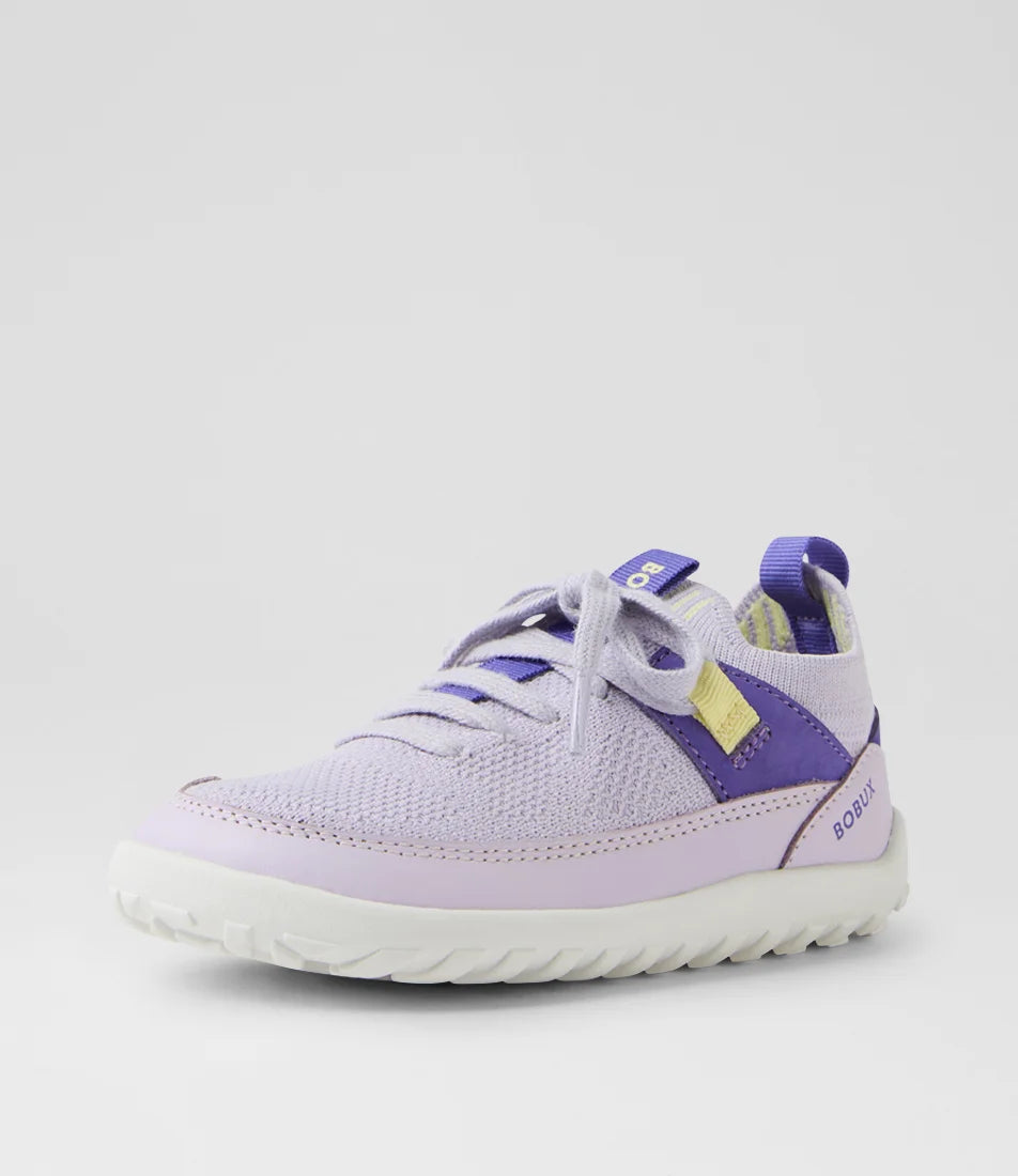 Bobux I Walk Meta Toddler Leather Sneakers - Thistle