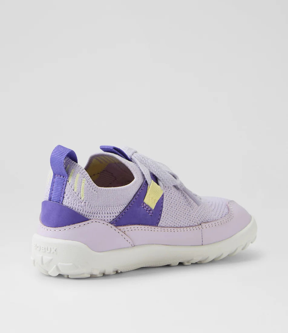 Bobux I Walk Meta Toddler Leather Sneakers - Thistle
