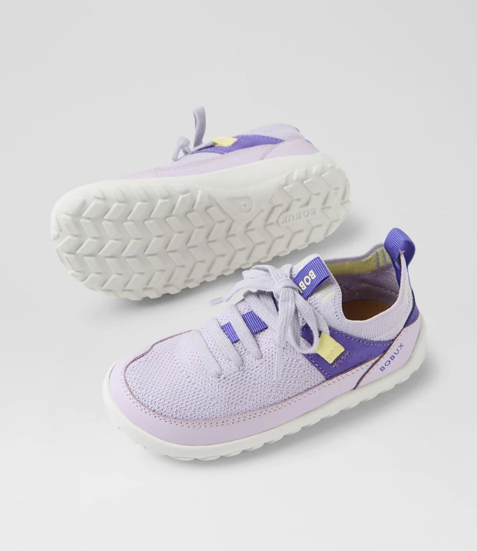 Bobux I Walk Meta Toddler Leather Sneakers - Thistle