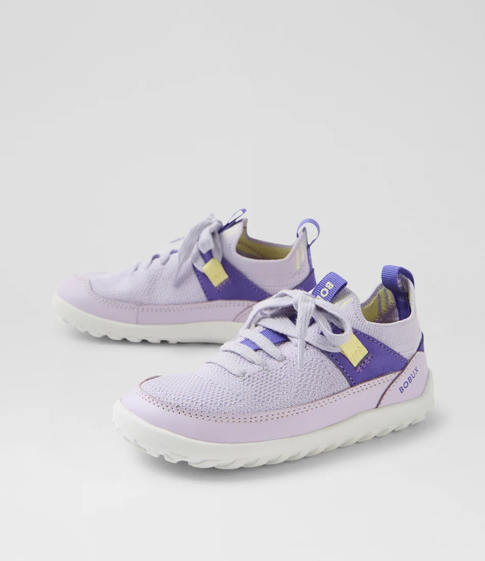 Bobux I Walk Meta Toddler Leather Sneakers - Thistle
