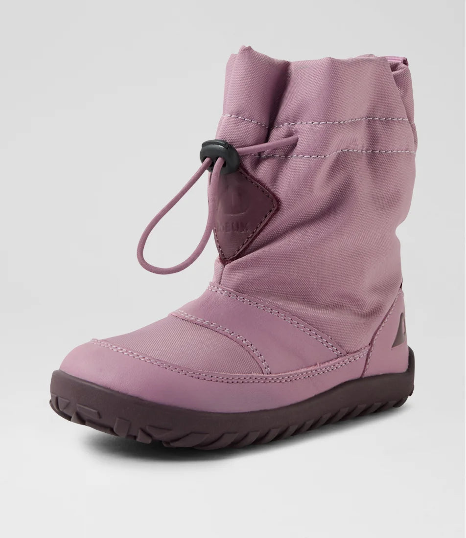 Bobux I Walk Waterproof Toddler Lilas Leather Fabric Ankle Boots
