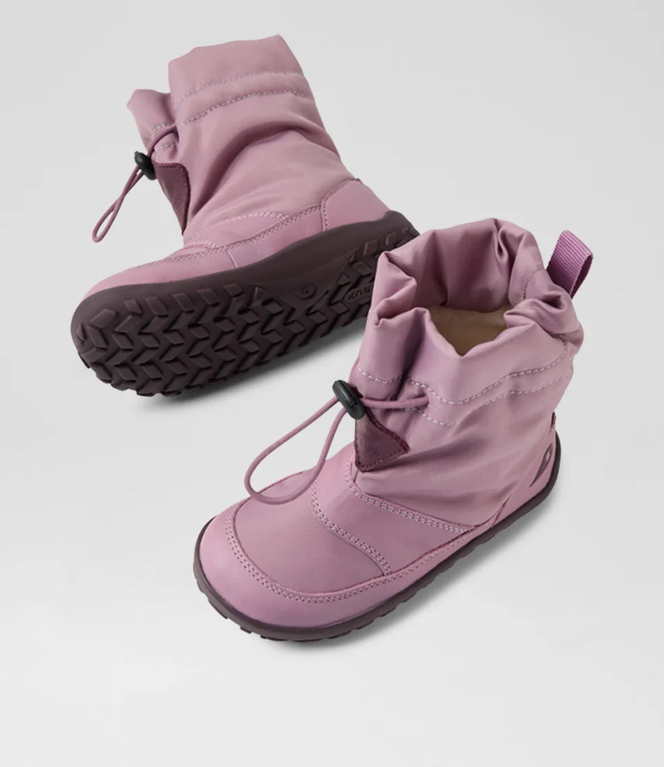 Bobux I Walk Waterproof Toddler Lilas Leather Fabric Ankle Boots