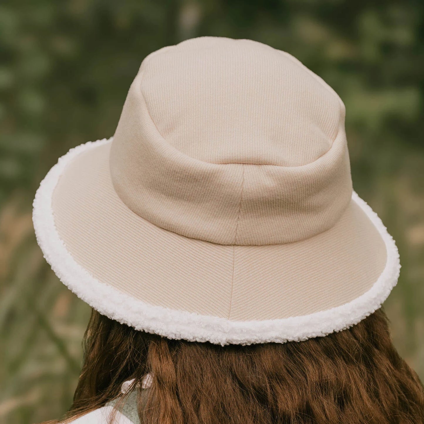Bedhead Rib Fleece Lined Bucket Sun Hat - Oatmeal