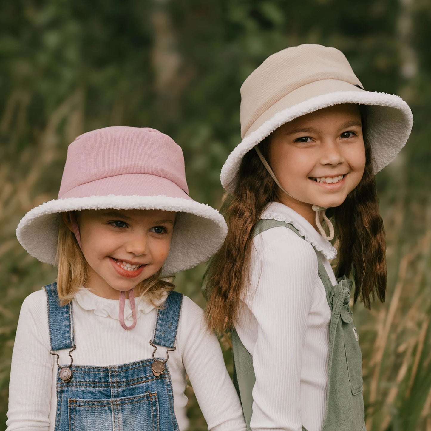 Bedhead Rib Fleece Lined Bucket Sun Hat - Oatmeal