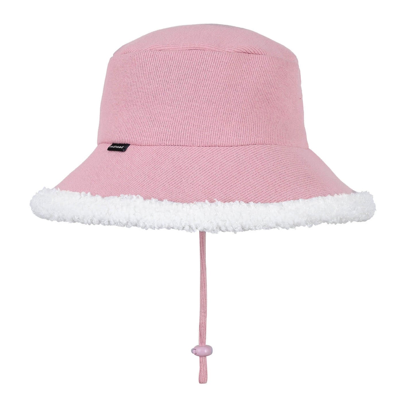 Bedhead Rib Fleece Lined Bucket Sun Hat - Rosewood