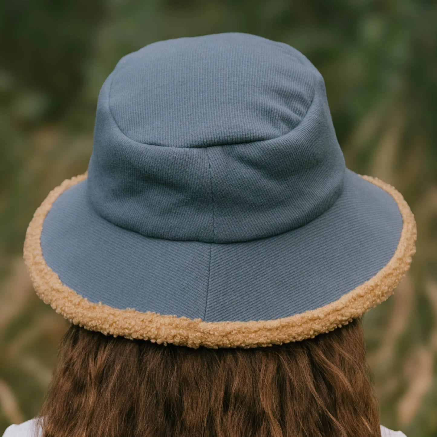 Bedhead Rib Fleece Lined Bucket Sun Hat - Shadow