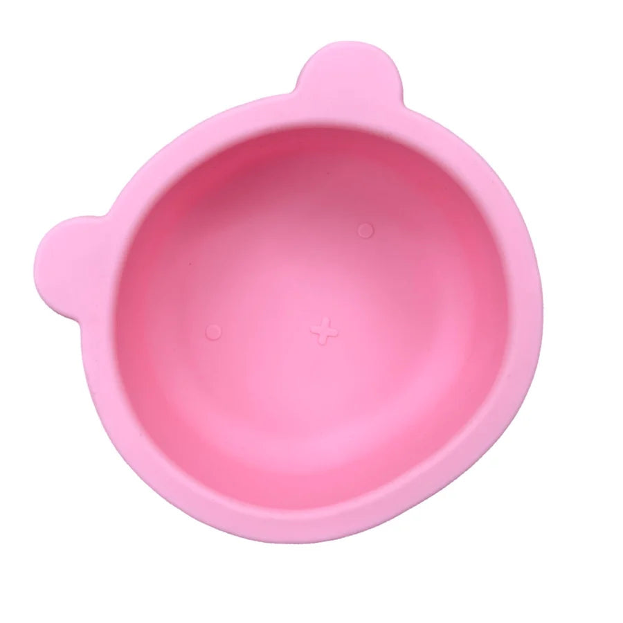 Munchi Bear Silicone Suction Bowl - Assorted Colours