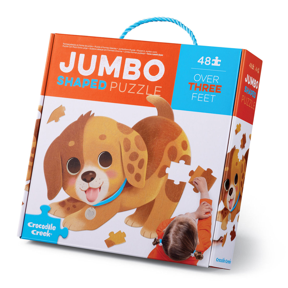 Crocodile Creek Jumbo Puzzle 48 pc - Puppy