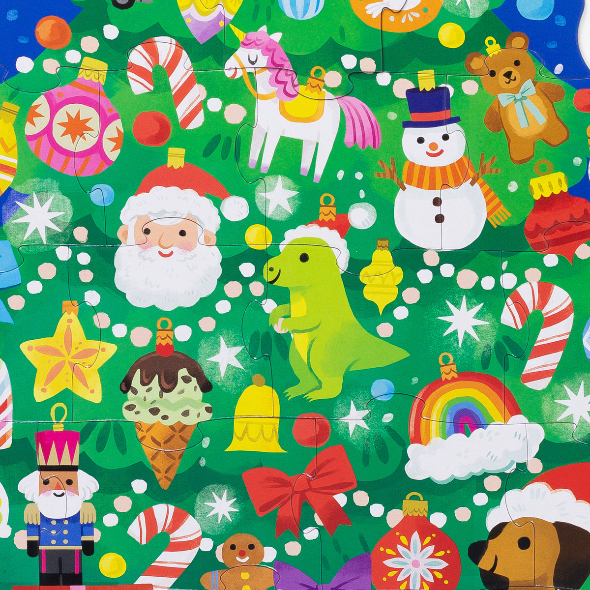 Crocodile Creek Classic Floor Puzzle 24 pc - Christmas Tree