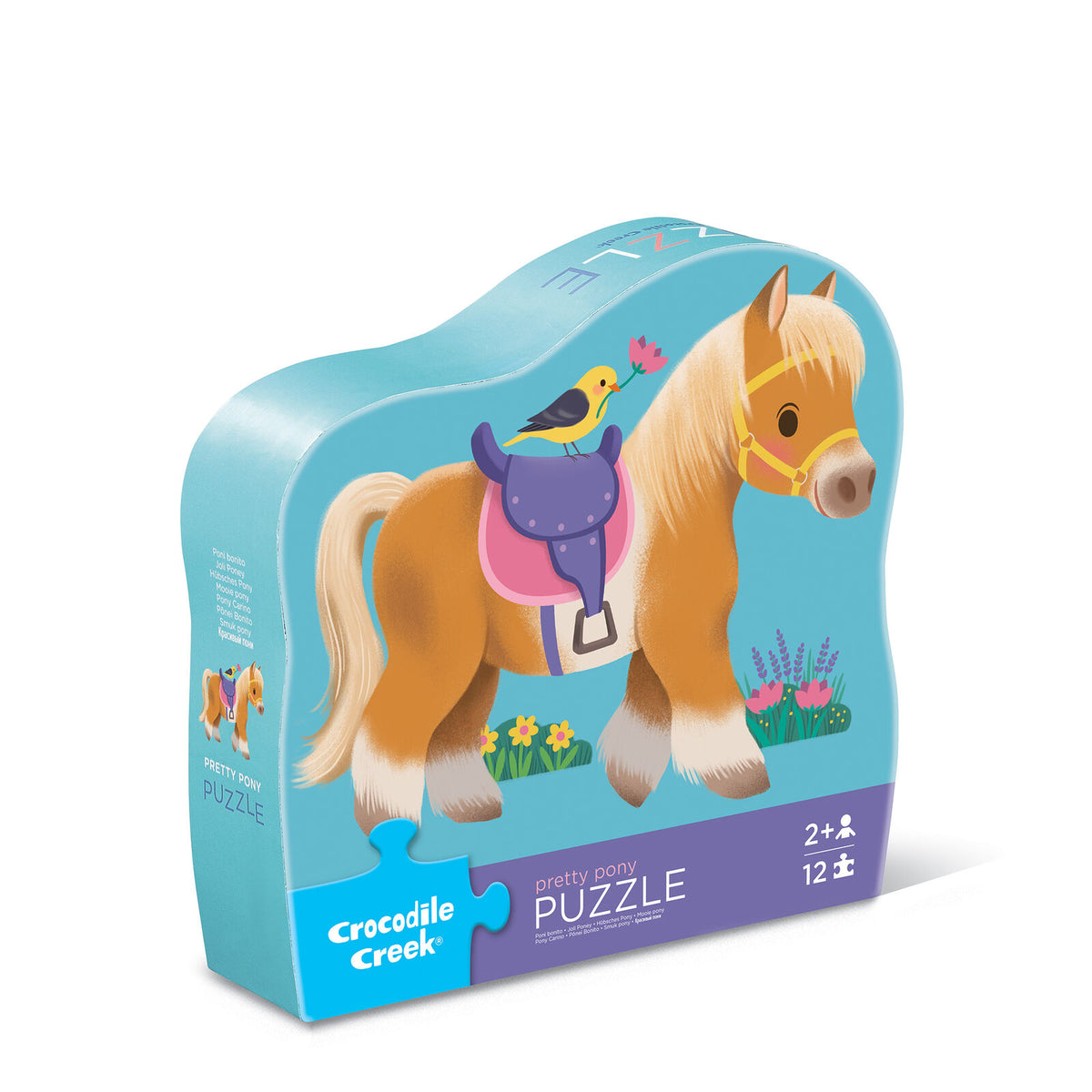 Crocodile Creek Mini Puzzle 12 pc - Pretty Pony