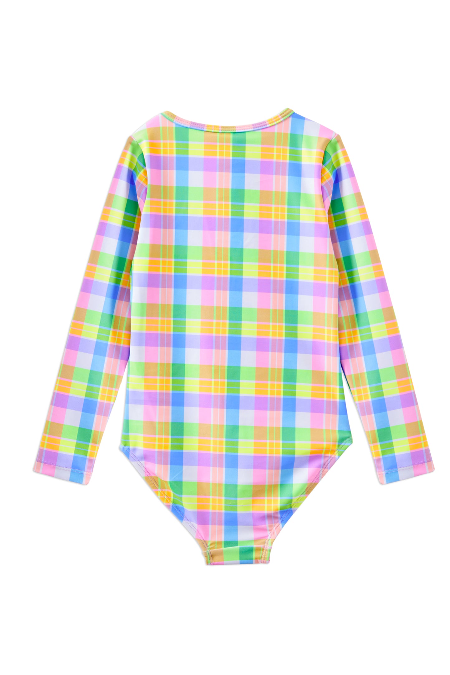 Milky Carnival Check Longsleeve Swimsuit