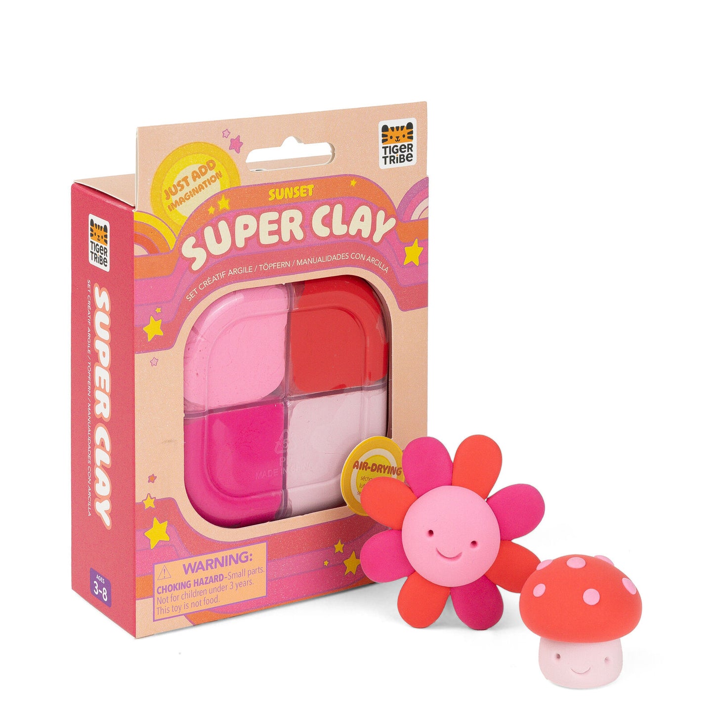 Tiger Tribe Super Clay Sunset (Pink + Red)