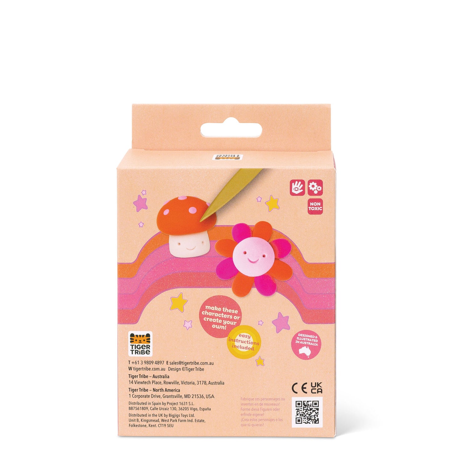 Tiger Tribe Super Clay Sunset (Pink + Red)