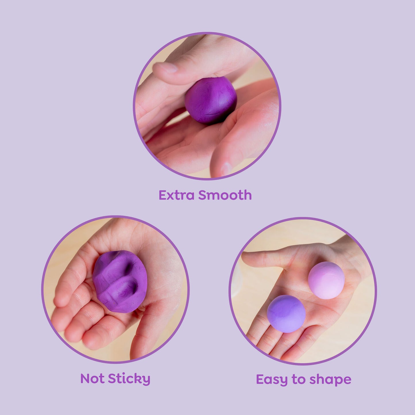 Tiger Tribe Super Clay Twilight (Purples)