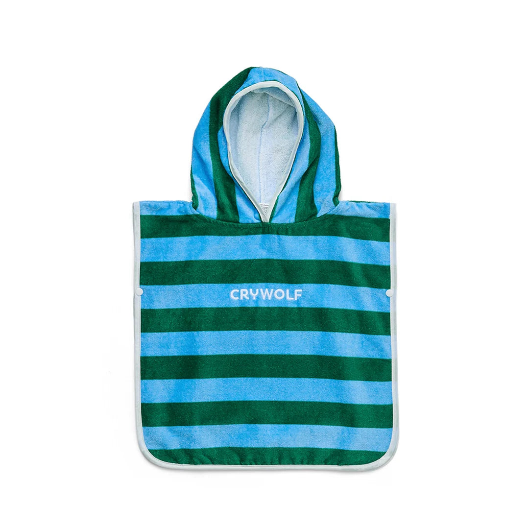 Crywolf Baby Hooded Towel - Deck Stripe