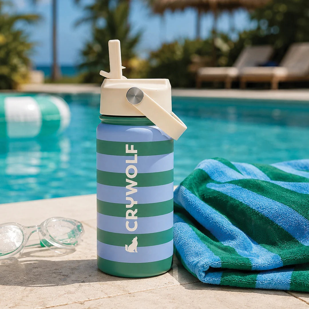Crywolf Drink Bottle (400ml) Deck Stripe