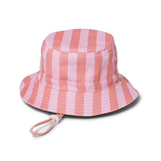 Crywolf Reversible Bucket Hat - Flamingo Stripe